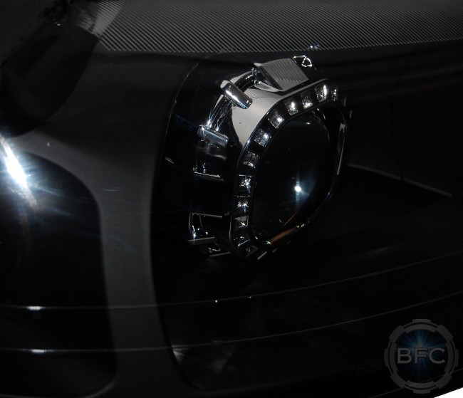 2003 Ford Mustang Cobra Custom HID Projector Headlights Black Chrome