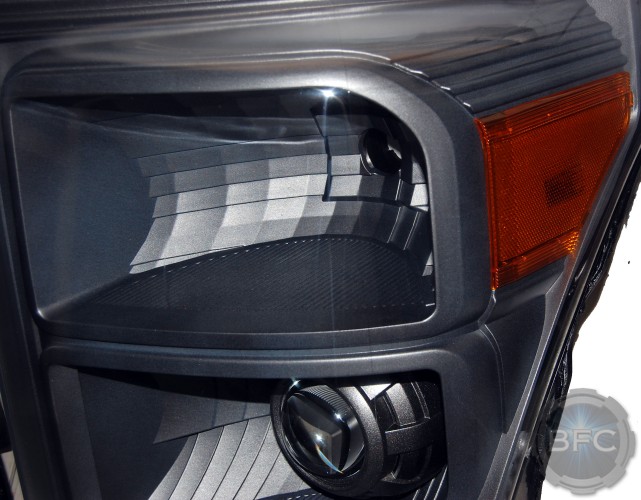 2015 Ford F350 Super Duty Silver Satin Gunmetal HID Projector Headlights