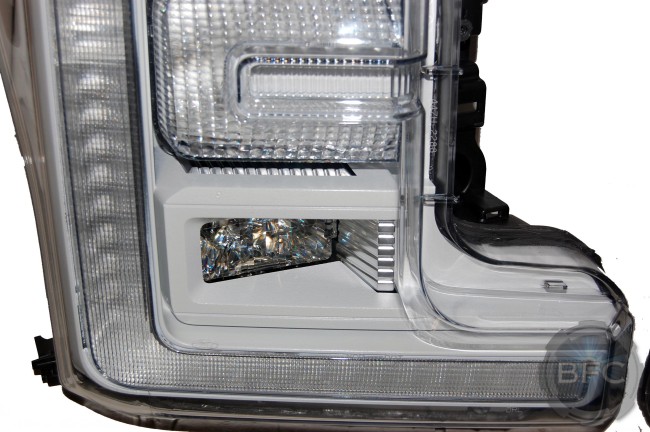 2017 Ford F450 Super Duty Oxford White Custom Painted OEM LED Headlights