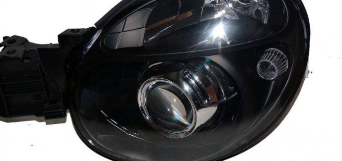 02-03 Subaru WRX Black & Chrome Projector Retrofit Headlights