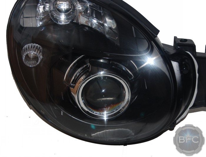 02-03 Subaru WRX Black & Chrome Projector Retrofit Headlights