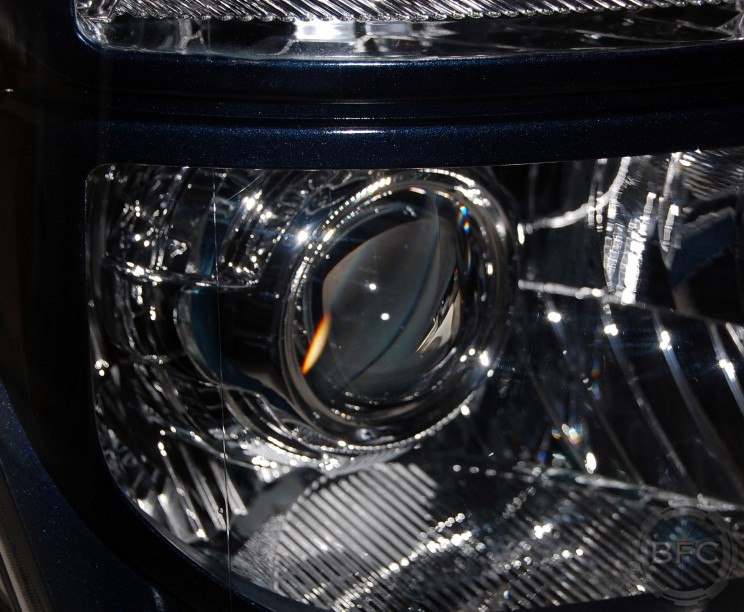 2015 Ford F250 Super Duty N1 Blue Jeans Metallic Custom HID Projector Headlights