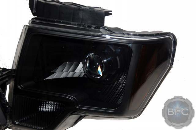 09-14 Ford F150 All Black Custom HID Projector Retrofit Headlights