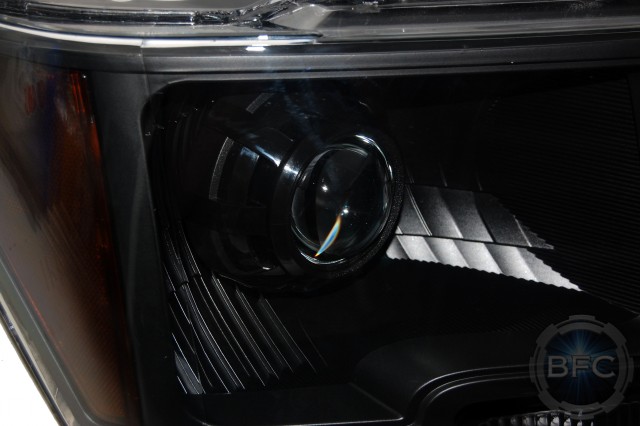 09-14 Ford F150 All Black Custom HID Projector Retrofit Headlights