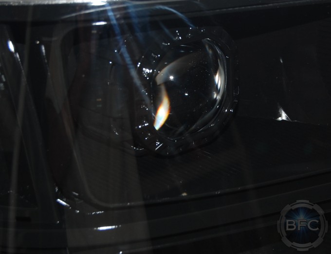 2013 GMC Sierra Gloss Black HID Headlights