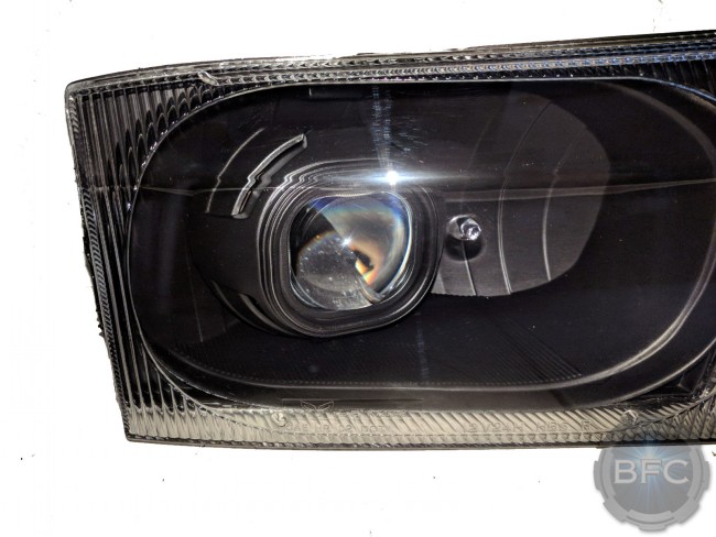 2001-2004 Ford Superduty Black HID Projector Headlights