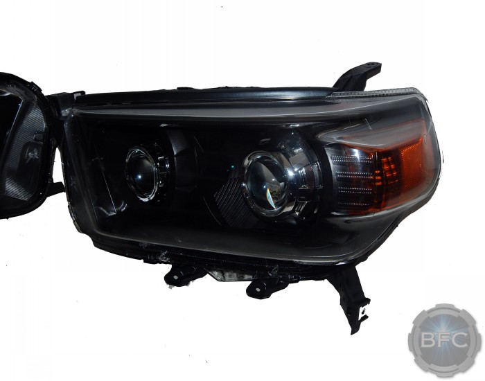2012 Toyota Tacoma TRD Black & Chrome HID Projector Headlights Retrofit