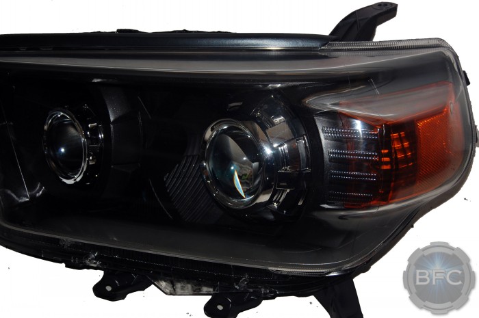 2012 Toyota Tacoma TRD Black & Chrome HID Projector Headlights Retrofit