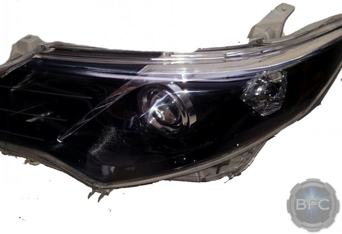 2012 Toyota Camry SE Black & Chrome HID Projector Headlights
