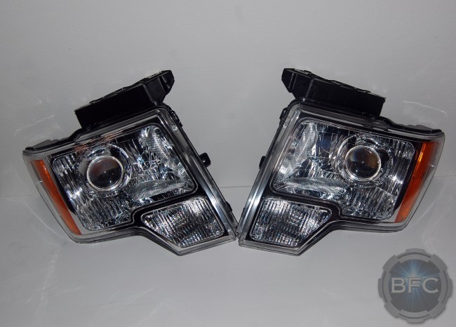 2012 Ford F150 Chrome Apollo 2.0 D2S HID Retrofit Headlights
