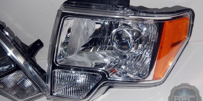 2012 Ford F150 Chrome Apollo 2.0 D2S HID Retrofit Headlights