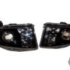 2010 Honda Element Black & Chrome HID Projector Headlights