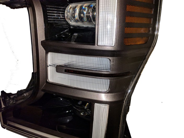 2020 Ford Super Duty F250 Custom Painted OEM LED Headlights