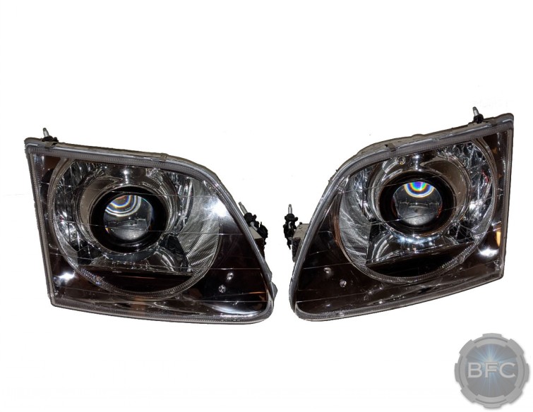 2003 Ford F150 Chrome HID Projector Headlights