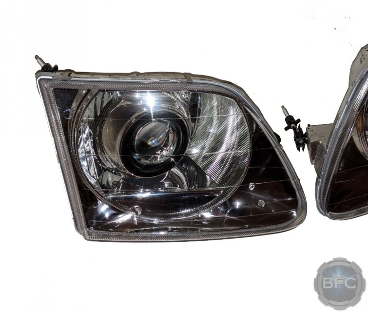 2003 Ford F150 Chrome HID Projector Headlights