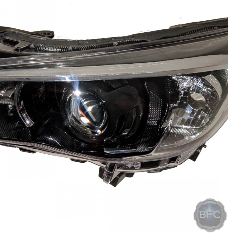 2017-2020 Subaru Crosstrek Custom Black & Chrome LED Projector Headlights