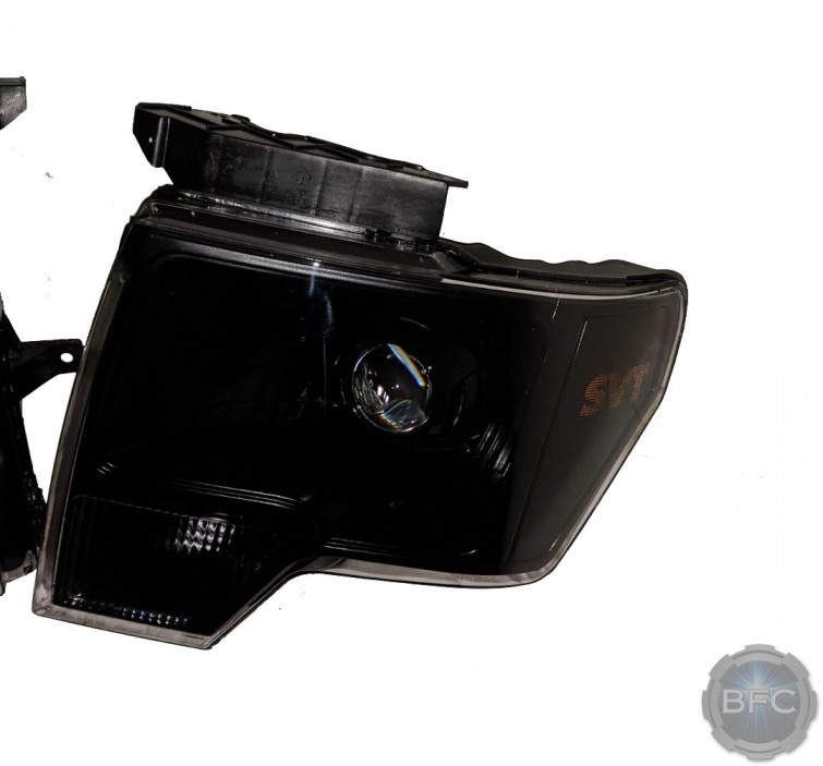 2012 Ford F150 Raptor Black Projector SVT Headlights