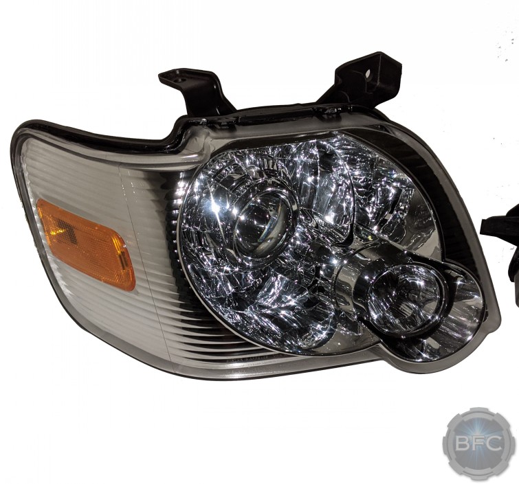 2008 Ford Explorer and Sportrac Custom HID Projector Retrofit Headlights