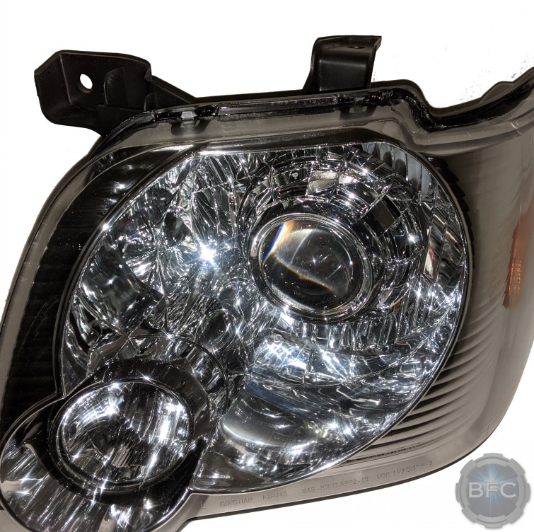 2008 Ford Explorer and Sportrac Custom HID Projector Retrofit Headlights