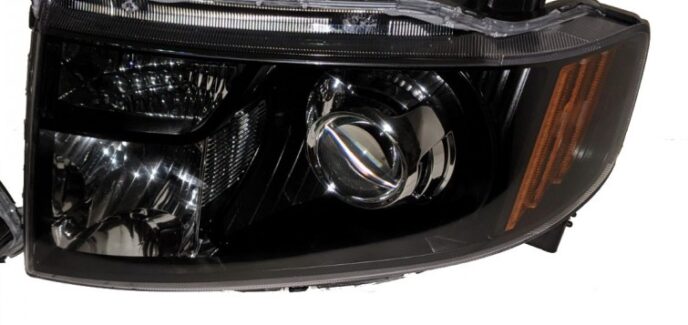 2009-2011 Honda Element Black & Chrome Projector Headlights