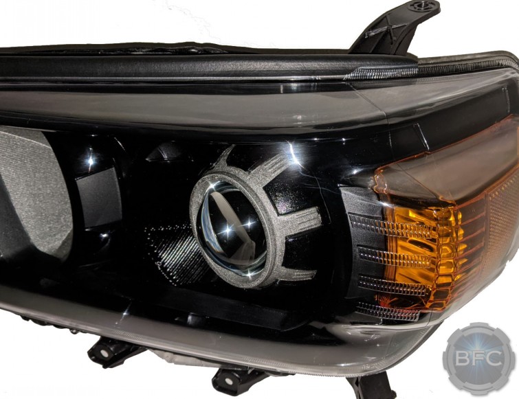 2010 Toyota 4Runner Black & Silver Custom Projector Headlights