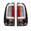 2008-2016 Ford F250 F350 Super Duty Clear Recon LED Tail Lights