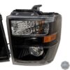 2012 Ford E350 Van Custom Black & Chrome Projector Headlights