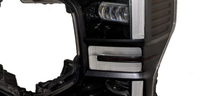 2020 Ford F450 Super Duty Magnetic Grey Custom Painted OEM LED Headlights