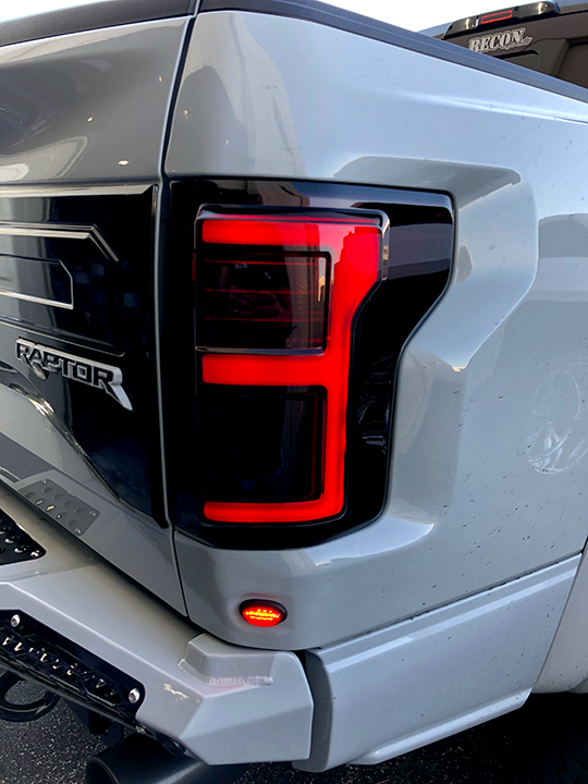 2015-2019 Ford F150 and Raptor Recon LED Tail Lights Smoked Black