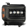 14-18 GMC Sierra Alpha LED Headlights Black