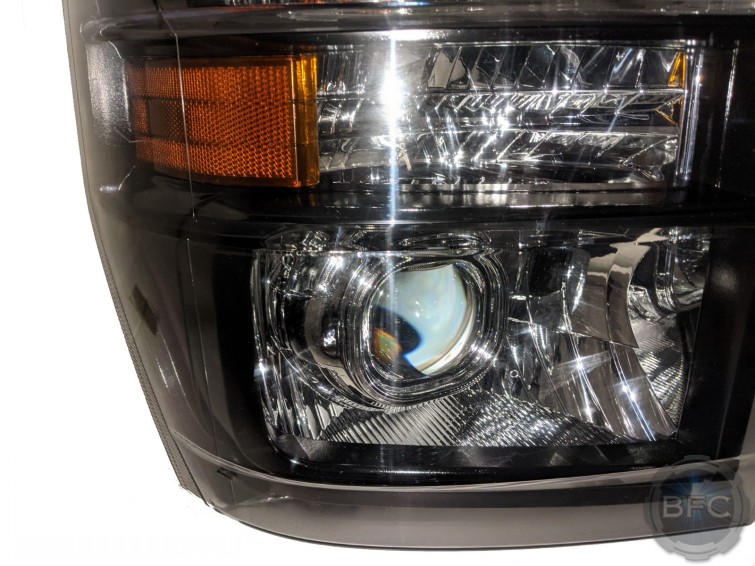 2002-2022 Ford Van E350 Custom Projector Black and Chrome Headlights Retrofit