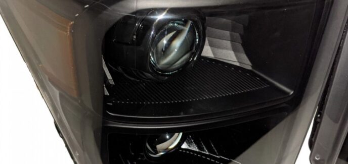 2016 Ford Super Duty Quad Black Custom Projector Headlights
