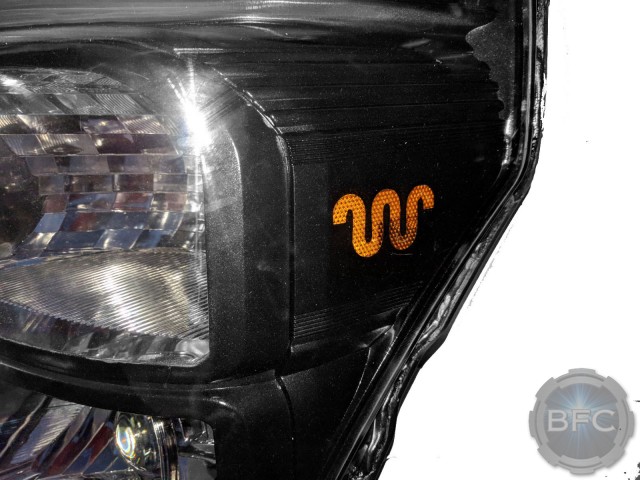 2015 Ford F250 Super Duty Black Chrome King Ranch Projector Custom Headlights