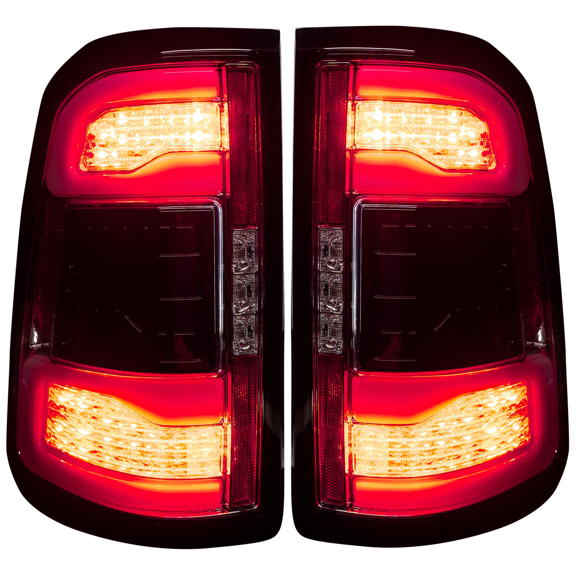 19+ Dodge Ram 1500 LED Tail Lights by Recon CLEAR