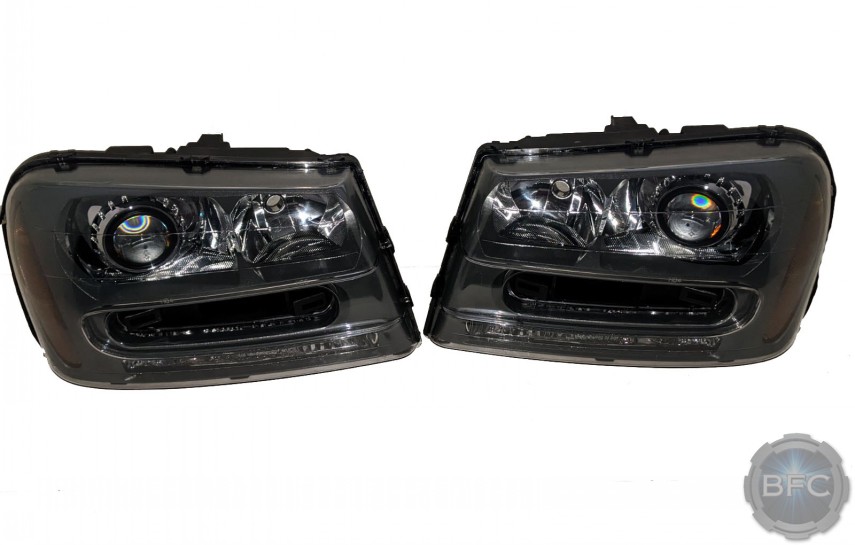 2007 Chevy Trailblazer Custom Projector D2S Retrofit Headlights OEM Look