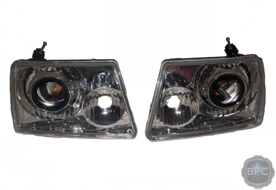 2011 Ford Ranger Custom HID Projector Retrofit Headlights