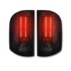 2007-2013 Chevy Silverado Tail Lights LED in Smoked