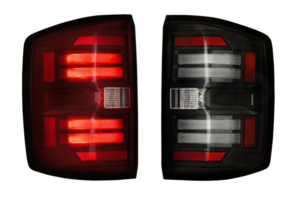 2014-2018 Chevy Silverado Full LED XB Morimoto Replacement Tail Light Housings Gen2