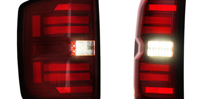 2014-2018 Chevy Silverado Full LED XB Morimoto Replacement Tail Light Housings Gen2