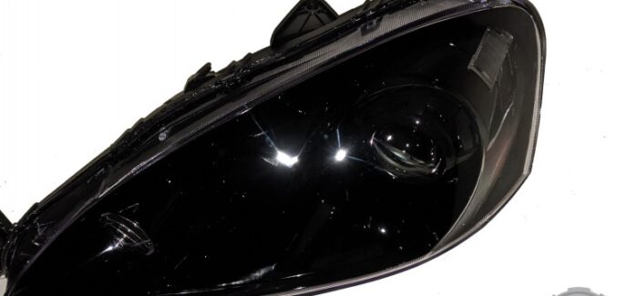 05-06 Acura RSX All Black Custom Retrofitted Projector Headlights