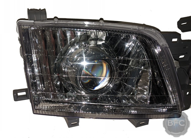 2001 Subaru Forester Chrome Projector Custom Retrofitted Headlights