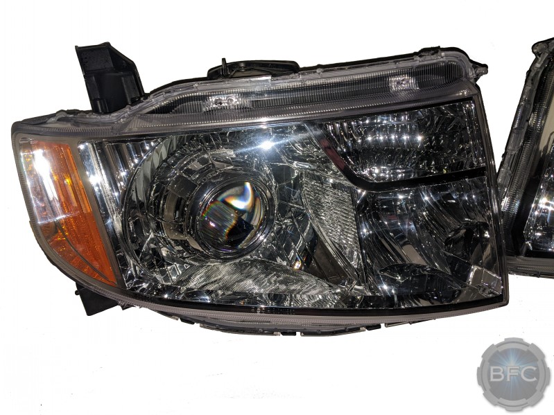 2010 Honda Element Custom Chrome Projector Retrofit Headlights