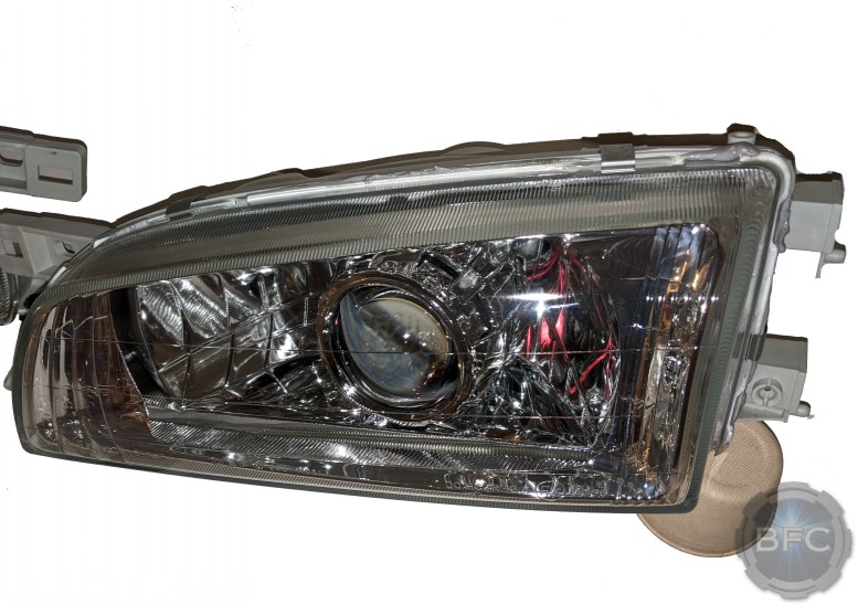 99 Subaru Impreza 2.5 RS Chrome Projector Retrofit Headlights