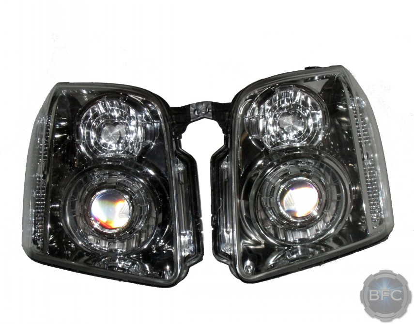 07-14 GMC Yukon Bi-LED Projector Retrofit Headlights Package