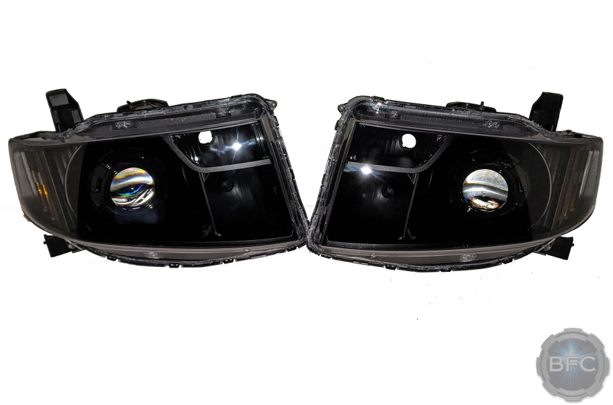09 11 honda element led projector retrofit custom headlights (1)