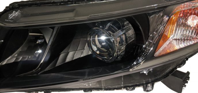 2014 Honda Civic Bi-LED Custom Projector Retrofit Headlights - BLACKFLAMECUSTOMS.com